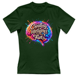 T-Shirt Donna Creativity is intelligence having fun