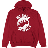 Felpa Unisex con Cappuccio no bass no groove