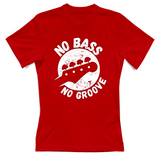 T-Shirt Donna no bass no groove
