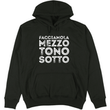 Felpa Unisex con Cappuccio Mezzo tono sotto