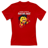T-Shirt Donna Guitar face