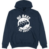 Felpa Unisex con Cappuccio no bass no groove