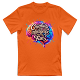 T-Shirt Unisex Creativity is intelligence having fun