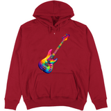 Felpa Unisex con Cappuccio Color Bass