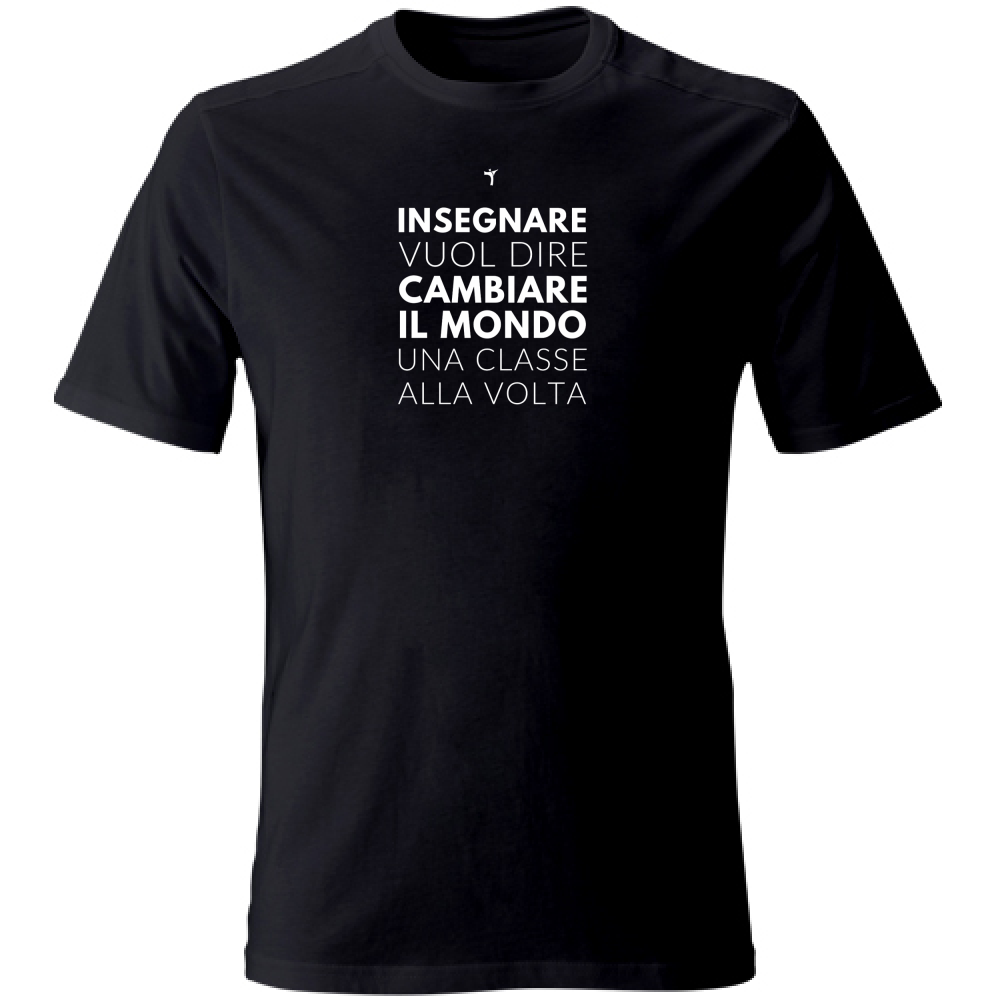T-Shirt Unisex Insegnare è cambiare il mondo