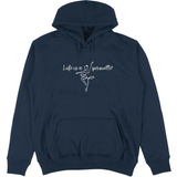 Felpa Unisex con Cappuccio Life is a pirouette