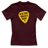 T-Shirt Donna In che senso abbassa il volume?