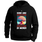 Felpa Unisex con Cappuccio sono uno scrittore creatore di mondi