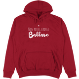 Felpa Unisex con Cappuccio Non posso vado a ballare