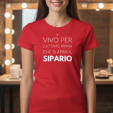 T-Shirt Donna Attimo prima del sipario