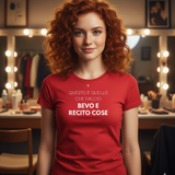 T-Shirt Donna Bevo e recito cose