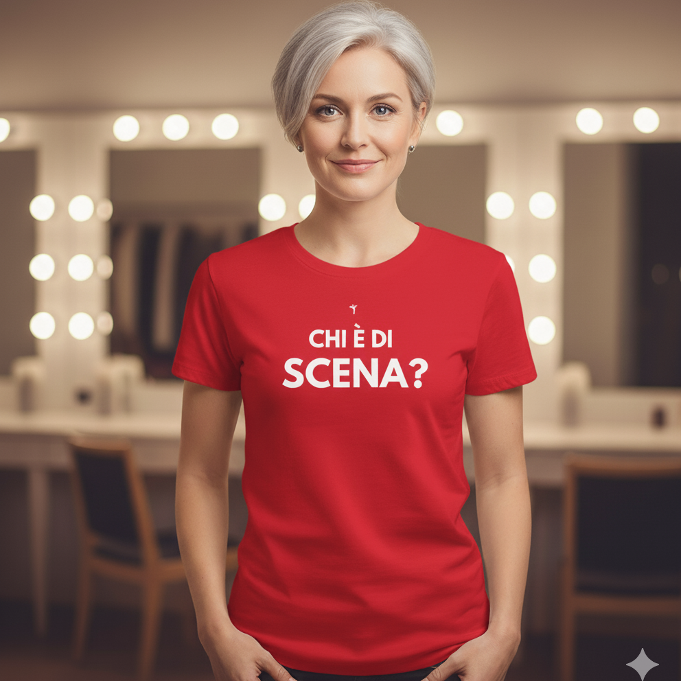 T-Shirt Donna Chi è di scena