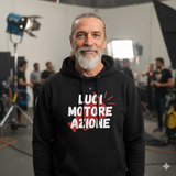 Felpa Unisex con Cappuccio luci motore azione