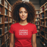 T-Shirt Donna Citazione Piccolo Principe