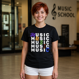 T-Shirt Unisex Musicmusicmusic