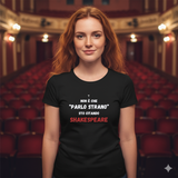 T-Shirt Unisex non parlo strano sto citando shakespeare