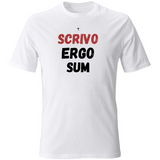 T-Shirt Unisex scrivo ergo sum
