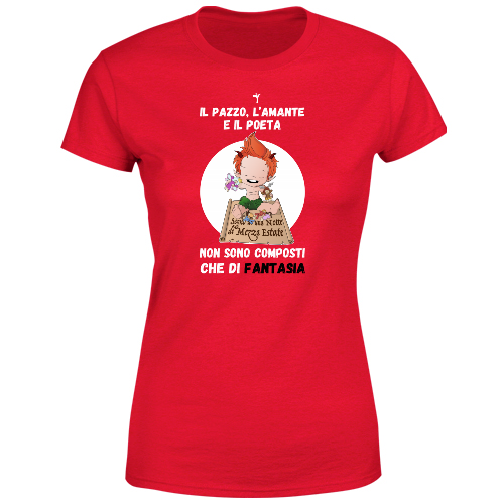 T-Shirt Donna Puck citazione