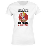 T-Shirt Donna amleto citazione