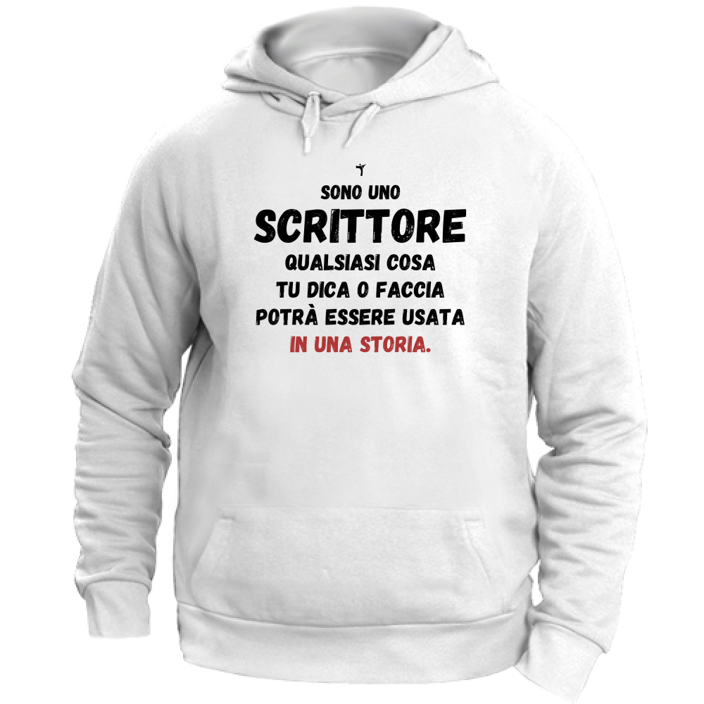 Felpa Unisex con Cappuccio qualsiasi cosa può essere usata in una storia
