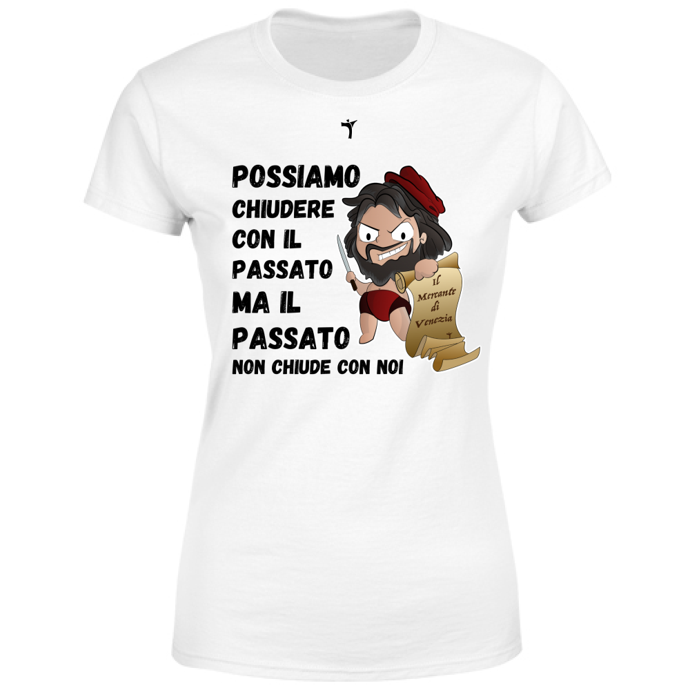 T-Shirt Donna shylock citazione