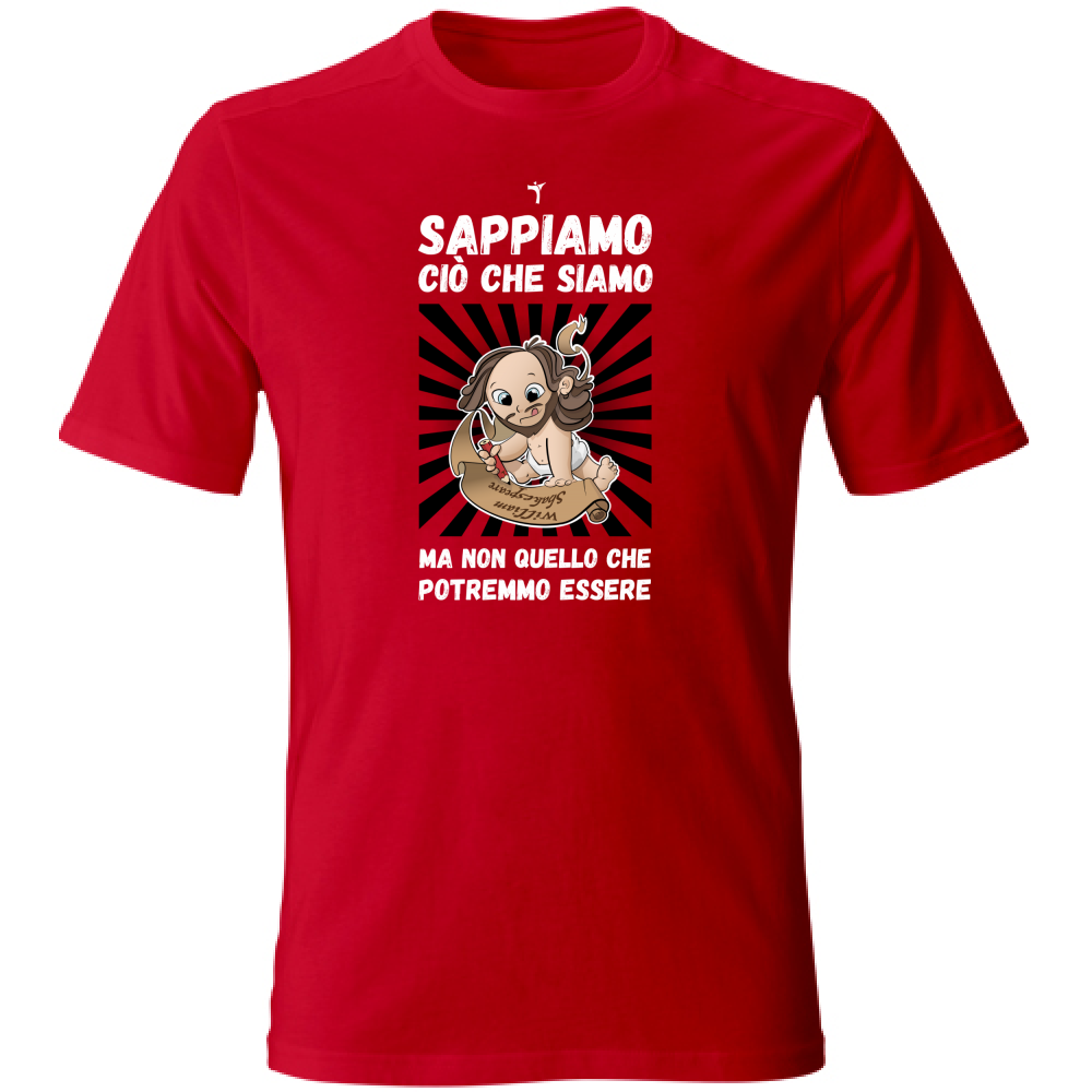 T-Shirt Unisex Shakespeare Baby Citazione
