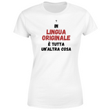 T-Shirt Donna lingua originale