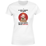 T-Shirt Donna Puck citazione