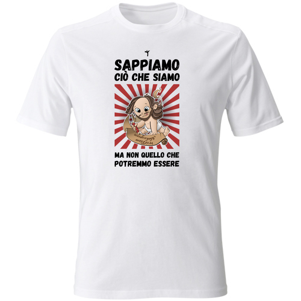 T-Shirt Unisex Shakespeare Baby Citazione